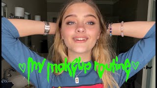 My Daily Makeup Routine ❦ Lizzy Greene [upl. by Aeynod]