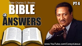 Bible questions answers by CD Brooks part4 [upl. by Eslek859]