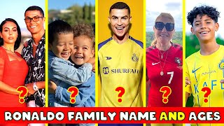 Cristiano Ronaldo Family Real Name And Ages 2024 [upl. by Friday]