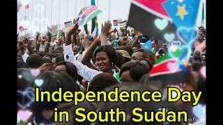 Happy Independence Day in South Sudan 🇸🇩 🇸🇩 🇸🇩 independenceday southsudan [upl. by Roon201]