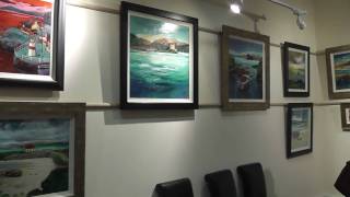 Scottish Landscape Painting Exhibition Riverside Inverclyde Gallery Greenock [upl. by Grew437]