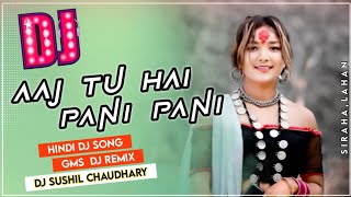 Aaj Tu Hai Pani Pani Dj Song  Hindi Dj Song  Full Dj Remix Djsushil tharu [upl. by Aicinet]