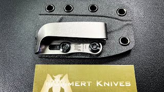 You Can Add Clips To Neck Knife Sheaths Mummert Knives Ti Clip [upl. by Aicerg]