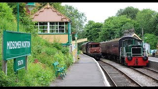 Somerset amp Dorset Railway at Midsomer Norton South  23rd June 2024 [upl. by Yacano]