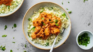 Keto Creamy Cajun Chicken with Cauliflower Rice [upl. by Agnes449]