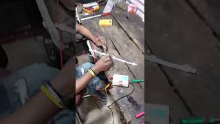 LED bakelite experiment itibymakeiteasyskills automobile ledkaiserepairkrteh shortvideo [upl. by Llenahs]