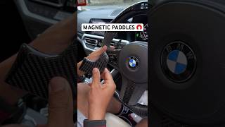 SOUND UP FOR THESE MAGNETIC PADDLES 🧲😍 bmw bmwm340i paddleshifter magneticpaddleshifters [upl. by Ecadnak]