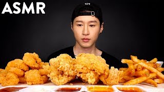 ASMR POPEYES Chicken Tenders amp Popcorn Shrimp Mukbang No Talking EATING SOUNDS  Zach Choi ASMR [upl. by Tteraj]