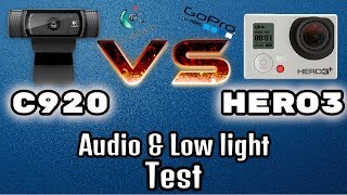 Logitech C920 vs Gopro Hero 2017 [upl. by Bonnie]