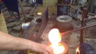 The Making Of Dartingtons Daisy Crystal Bowl in Devon UK [upl. by Xella]