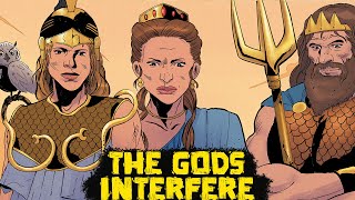 The Gods Interfere  The Attack on the Greek Camp  The Trojan War Saga Ep 22  See U in History [upl. by Ainek808]