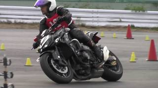 2016 DUNLOP5 MotoGymkhana A H2 Z1000 [upl. by Priestley]