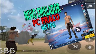 😱NOVO EMULADOR PARA PC FRACO SEM PLACA DE VIDEO 60 FPS CRAVADO😱 [upl. by Aihsirt]