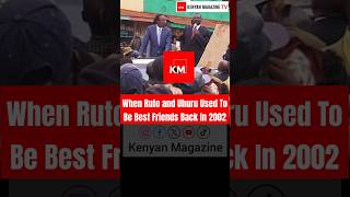 When President Ruto and Uhuru Kenyatta used to support each other in 2002 [upl. by Buddy]