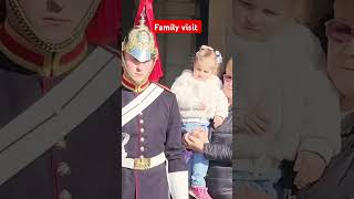 Lovely moments king guard buckinghampalace royalhorseguard tourist [upl. by Wolfgram]