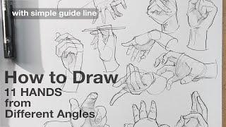 quotArtistic Expression Learning to Draw Hands in Different Perspectivesquot [upl. by Inaniel]