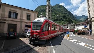 Bernina Express Switzerland Chur  Tirano 4K 60FPS [upl. by Monteith]