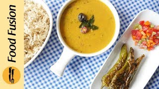 Daal with Zeera Chawal and Talli hui Mirchein recipe by Food Fusion [upl. by Etka658]