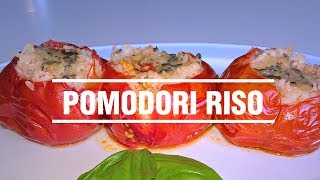 Pomodori ripieni di riso [upl. by Eilsel]