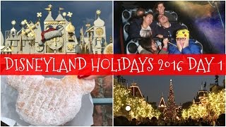 DISNEYLAND HOLIDAYS 2016 DAY 1  December 9 2016 [upl. by Malha62]