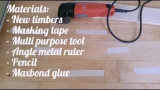 The Secret of Wood Parquet Flooring Repairs [upl. by Skiest164]