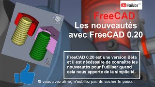 Le freecad 020 version stable depuis juin 2022remarque de mes abonnés [upl. by Negeam76]