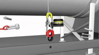 Avmar Limited  H20 Hydrostatic Release Unit Installation  Marine Safety Equipment [upl. by Poppas]