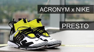 ACRONYM x NIKE PRESTO  Review amp Styling [upl. by Siriso418]