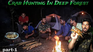 2 Days Overnight Group Camping In Dangerous Forest  Giant Mud Crab HuntingCamping in India vlog [upl. by Ingham]