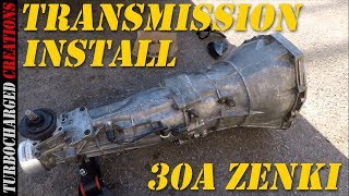 Z31 Transmission Install  Mount Modification [upl. by Emmet]