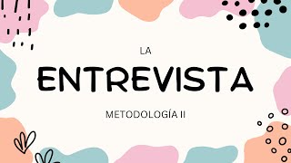 La entrevista [upl. by Nnewg]