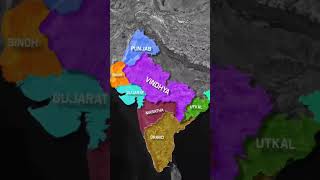 Panjab sindu gujrat Maratha on map [upl. by Zanahs]