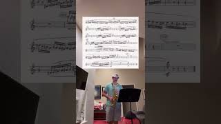 Creston Concerto mvt 1 practice🔥shorts saxophone musician classicalmusic [upl. by Delwin]