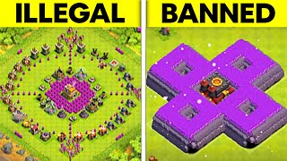 Clash of Clans Most Unbelievable Bases [upl. by Wakeen]