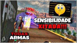 ATUALIZADA 😎 MELHOR SENSIBILIDADE FULL CAPA  FREE FIRE 🤯 [upl. by Bred]