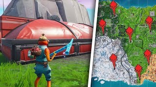 Défi Fortnite  Visiter tous les avantpostes dexpédition  Semaine 7 [upl. by Hsaniva]