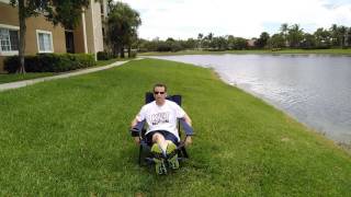 Reclining Camping Chair Review [upl. by Ieluuk]