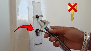 How To Open Door Lock without key 🔑 [upl. by Bilbe]