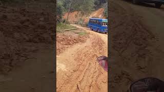 shorts  Lele jane Bhanjyang ko bato after landslides  shortvideo [upl. by Aja]