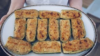 Zucchine ripiene al forno – Ricetta gustosa e velocissima [upl. by Anaib]