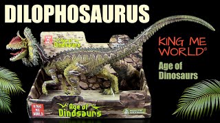 King Me World ® XL Dilophosaurus  Age Of Dinosaurs  Unboxing amp Review Deutsch  German [upl. by Lalad]