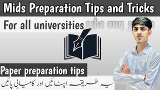 UNIVERSITY MIDS PAPER PREPARATION TIPS AND TRICKS  MIDS PAPER IN UNIVERSITIES  saqlainvlogs122 [upl. by Dituri]