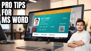 CREATE Stunning ID Cards in MS WORD with These Pro Tips [upl. by Oralie]