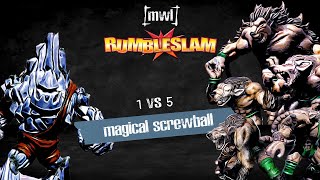 Rumbleslam Magical Screwball Match [upl. by Angle441]