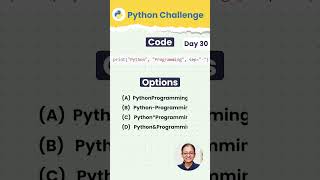 Concatenating Strings with a Separator in Python  Python Challenge Day 30 [upl. by Stesha]