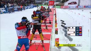 Biathlon WM Staffel der Männer in Nove Mesto 2013 [upl. by Inger]