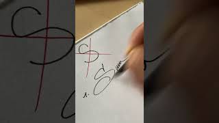 How to sign the letter S❤️ [upl. by Marcille]