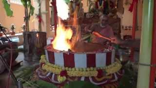 Sri Vallabha Maha Ganapathy Moola Mantra Homam Ganesh Festival 2013 [upl. by Hake794]