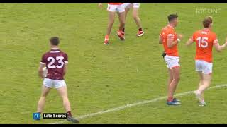 EXCITING FINISH  GALWAY V ARMAGH  2024 ALL IRELAND FOOTBALL CHAMPIONSHIP [upl. by Farl]