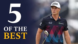 Viktor Hovland  5 Of The Best  150th Open Championship [upl. by Atnod]